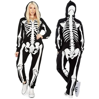 Kostium szkieletu dla kobiet Onesie